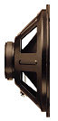 Eminence Beta 15A Woofer (side view)