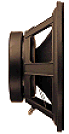 Eminence Omega Pro-15A Woofer (side view)