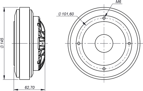 Beyma CD2514FePK Drawing