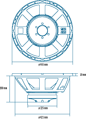 speaker rcf l18x400