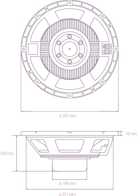 RCF MB15N405 Drawing