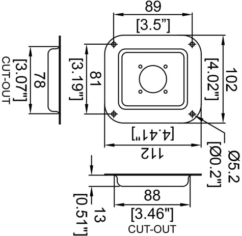 D0948K Backplate Drawing